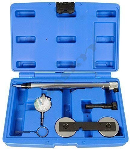 HASKYY Steuerkette Wechsel Werkzeug + Halter + Messuhr kompatibel mit VW 1.2 1.4 1.6 FSI TFSI - CMEW