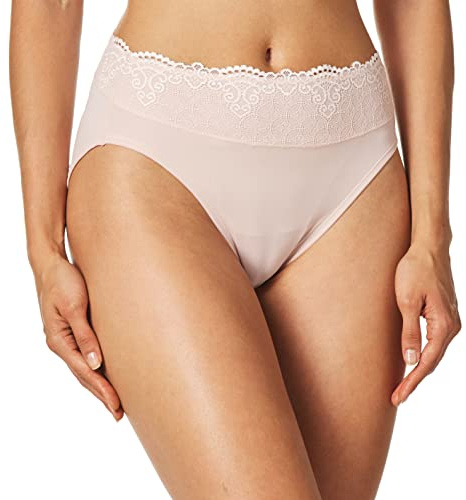 Bali Women's Hi-Cut Panties, High-Waisted Smoothing Panty, High-Cut Brief Underwear for Women, Comfortable Underpants