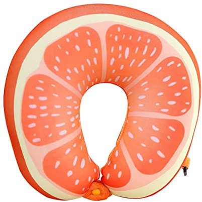 Nackenkissen mit Mikroperlen - optimal als Nackenhörnchen im Alltag oder auf Reisen (Stil 1)