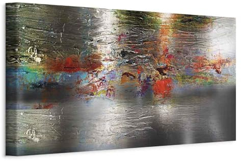 murando - Quadro Acustico Astratto 1 pezzo schiuma acustica Quadri Moderni Camera da Letto Matrimoniale - Stampa su Tela - Pannelli Fonoassorbenti Decorativi - Fonoassorbente Acustiche