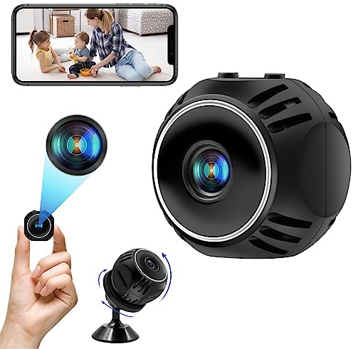 CYI Dold Kamouflerade Spy Kamamouflerade Spy Kameror WiFi, Mini Hidden Övervakningskamera, Spy Camera med rörelsedetektering för inomhussäkerhet