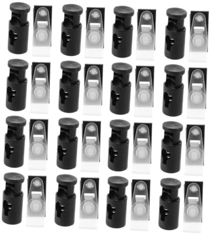 ROMISBABA 1 Satz Zubehör Für Gartenflaggen Winddichte Fahnenclips Befestigungswerkzeug Für Gartenfahnen Anti-Wind-fahnenclips Flaggenbefestigungsclip Gartenfahnenhalter Clips Abs Black