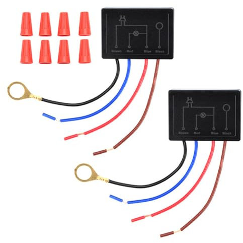 Namvo 2 STK 3-Wege-Touch-Sensor-Dimmschalter Schreibtischlampe Sensormodul Steuermodul 3-Segment-Dimmmodus-Dimmer
