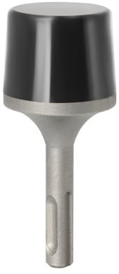 SDS Plus Maillet en caoutchouc 100 mm x 35 mm Fixation outil électrique pour pose de carrelage, camping, sol, piquets de tente, poignée ergonomique, idéal pour perceuse électrique