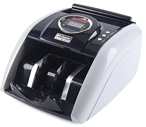 Contatore denaro, 5200 UV LED rileva denaro falso 900 banconote/minuto, contatore banconote MG banconote