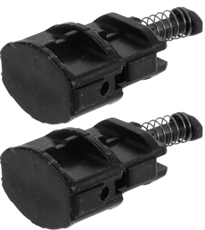COLLBATH Clip di Bloccaggio per Asta Telescopica Valigia 2 Pezzi in Metallo e Plastico Maniglia di Ricambio per Bagagli Resistente per Viaggi e Riparazioni