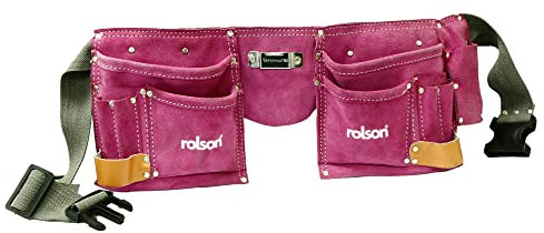 Rolson 68630 Double Leather Tool Pouch