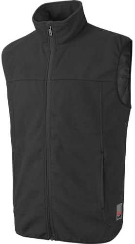 WÜRTH MODYF Fleeceweste Lynx – atmungsaktive Arbeitsweste – perfekt für Handwerk, Werkstatt, Arbeiten im Freien, schwarz, Größe M