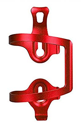 VOANZO Bicycle Bottle Cage, Aluminum One Piece Mountain Bike Cup Holder, Cycling Bicycle Accessories (red)