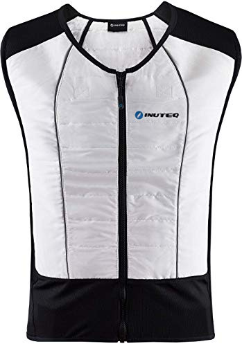Inuteq Bodycool Hybrid 2in1 kylande väst, schwarz/weiß, XS