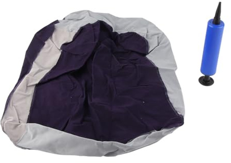 Cocoarm Poggiapiedi Gonfiabili Cuscino Poggiapiedi Floccato Cuscino Poggiapiedi Cuscino Poggiapiedi Cuscino d'Aria con Pompa Ad Aria Poggiapiedi Rilassante per Ufficio, Casa e Qualsiasi Viaggio