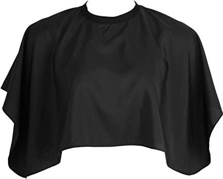 Lusofie Wasserdichte Haarfarben-Schal Salon-Haarschneidemantel Friseurumhang für Färbe- und Bleichmittel