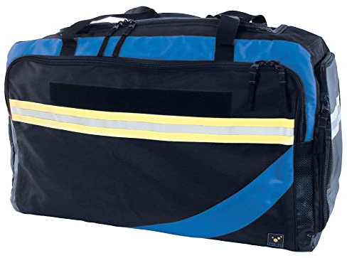 tee-uu RAGBAG nero-blue | Borsa per abbigliamento | Borsa per indumenti | per l'equipaggiamento personale completo | confortevole da trasportare | 90 litri | con sistema di trasporto a zaino