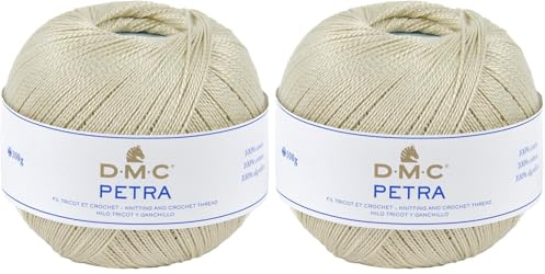 DMC Petra Yarn, 100% Cotton, Colour (5712), Size 3 (Pack of 2)
