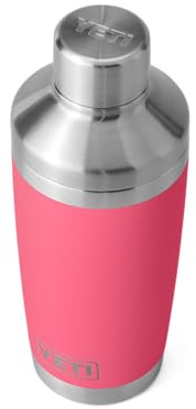 YETI Rambler Cocktail Shaker, Stainless Steel, Vacuum Insulated, Tropical Pink, 20 oz (591 ml)