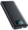 AXNEB Power Bank 13800mAh,[Pequeña Pero Poderosa] Batería Externa USB C In & out 3A Cargador Portátil de Alta Velocidad con Linterna Batería Portátil para iPhone 15/14/13 Samsung Huawei - Negro Mate
