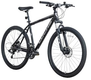 LUCHS Titan – Sportliches MTB mit 21-Gang-Schaltung, Scheibenbremsen & Aluminiumrahmen | 27,5 & 29 Zoll | Für Jungen & Herren - Mountainbike, Jungen & Herren Fahrrad (Grau, 29 Zoll)