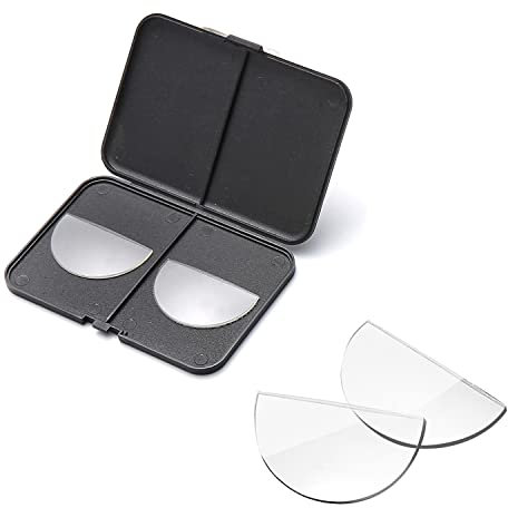 SKYWAY Stick on Bifocal Lens, Convert Sunglasses, Goggles, or Cycling Glasses into Magnified Readers, Bifocal Sunglasses, Reusable Lenses (1 pair) 2.75 Diopter