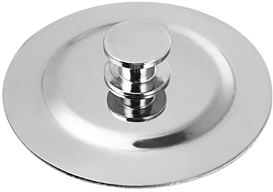 WOONEKY Tapón De Bañera De Acero Inoxidable 53-54mm Sellado Plano para Baño y Cocina Modelo d Antidesbordamiento