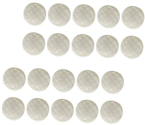 TOBBOMEY 20Pcs Reusable Breast Pads, Washable Cotton Nursing Pads with Leak-Proof Protection, 3-Layer Absorbent Design for Breastfeeding and Baby Showers