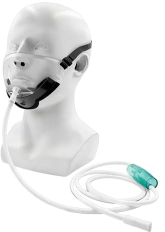 FCADFCA Hydrogen Inhalation Face Mask, Compatible with Hydrogen Inhaler & Generator, Reusable, Odor-Free, Safe, BPA-Free Material, Easy to Clean & Comfortable Fit