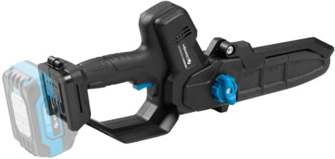 HÖGERT TECHNIK - Mini motosega a batteria 18V brushless, motosega compatta a una mano 7 pollici, sega senza fili per giardinaggio, potatura e taglio del legno, OneAccuSystem