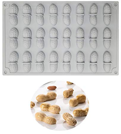 DUBENS 24 cavità arachidi silicone stampo torta stampi dessert posizionamento decorazione fondente pasticceria strumenti da forno cucina teglie da forno