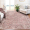 Taleta DAMAIA Washable Rugs Living Room Large Pink Boho Non Slip Vintage Rugs Soft Short Pile Oriental Area Carpet for Kitchen Bedroom Dining Room (Pink, 160 x 230 cm)