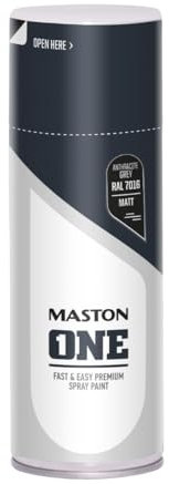 Maston ONE - Sprühlack - matt - anthrazitgrau (RAL 7016) - 400 ml
