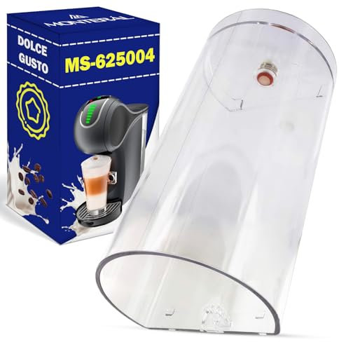 Deposito Agua para Cafetera Capsulas con Código Original MS-625004 para Krups para Dolce Gusto Genio S – MADE IN EU - Garantía de 10 Años - MONTERAL
