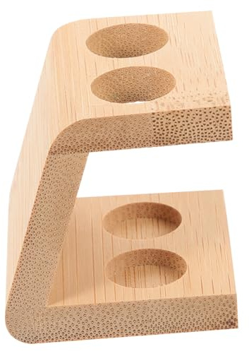 BEBEMOKO Soporte para Cepillos De Dientes y Pinceles De Maquillaje De Bambú Organizador Multifuncional para Baño y Escritorio Resistente y Duradero para Cepillos Eléctricos y Bolígrafos