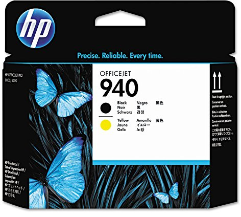 HP Tintenpatrone von C4900A C4900A940 940, Nr 940-1 x Tintenpatrone, Schwarz, Gelb