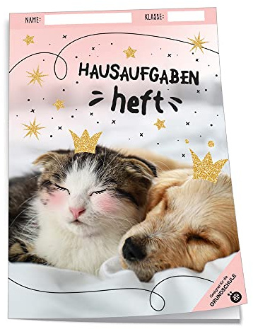 Trötsch Hausaufgabenheft für die Grundschule Tiere: Schulplaner Hausaufgabenheft Timer Terminkalender