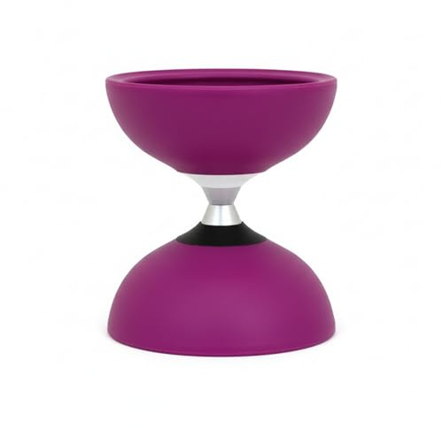 Mister Babache – Diabolo Finesse avec roulement à Billes – Violet – Ø 136 mm – Poids 270 g