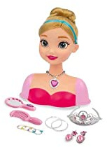 Stora Spel - Princess Styling Head Cinderella, Head för att göra med tillbehör ingår, GG02996