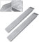 LZQ 2 Stück Auffahrrampe Verzinkter Stahl 400kg 135×23×4,5CM Silber Oberfläche Antirutsch Auffahrschiene Laderampe Anhängerrampe Motorrad ATV Quad PKW Auto