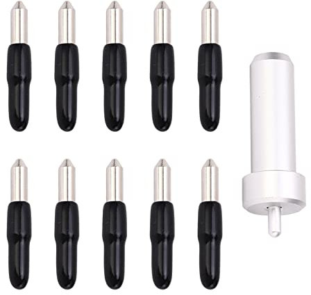 10 Stück 60-Grad-Plotterklinge mit Klingenhalter 60-Grad-Schneidemesser Plotterschneide-Schneidemesser für die JOY-Serie