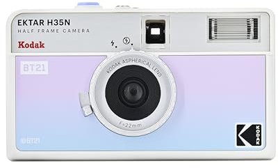 KODAK EKTAR H35N Halbrahmen-Filmkamera, 35 mm, wiederverwendbar, fokusfrei, Glühbirnenfunktion, eingebauter Sternfilter, beschichtetes verbessertes Objektiv (Film & AAA-Batterie sind Nicht im