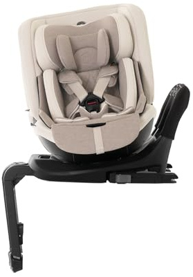 Silver Cross - Motion 2 360 Autositz, Neugeborene bis 12 Jahre, Isofix-Autositz, 5-Punkt-Sicherheitsgurt, 360° drehbar, Mandel