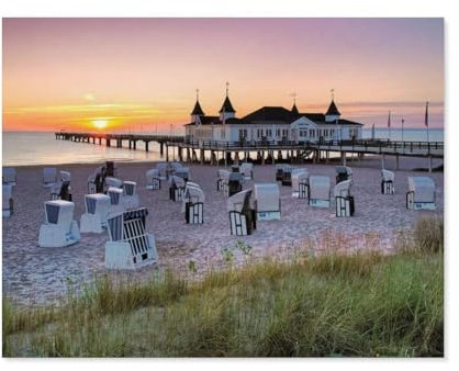 Ostseebad Ahlbeck, Usedom，Puzzle 1000 Teile für Erwachsene, Klassische Puzzle Puzzle Schwierig für Kid Surprise Birthday für Family Home Decor Art Puzzle（75x50cm）-B28