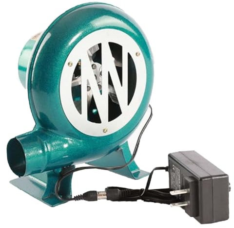 JOUFNING Soplador De Barbacoa - Soplador De Aire Eléctrico Centrífugo, Turbina Soplador De Castillos Hinchables, Parrilla del Encendedor del Carbón De La Fan(30W)