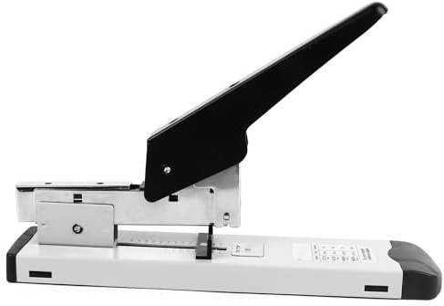 Agrafeuse Agrafeuse de papier portative de bureau en métal de grande capacité, outil pour bureau, école, matériau en fer de qualité supérieure, agrafage rapide, reliure polyvalente