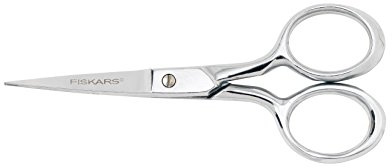 Fiskars 12-92977097J Forged Stickschere, 10,2 cm, Grau