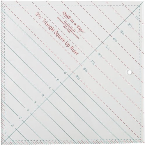 Quilt in a Day 9.5 inch triangle square up ruler