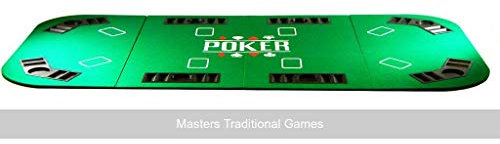 Masters Traditional Games Large Folding Poker Table Top (180cm)