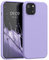 kwmobile Handyhülle für iPhone 13 Hülle, für iPhone 13 Case - Hülle Silikon - kabelloses Laden - Lavendel