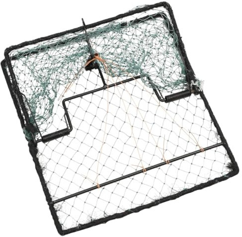 HOMTAKIE Piège à Oiseaux Vert 34 x 32 cm Acier, Filet pour Attraper Les Oiseaux, piège sans cruauté, piège à Animaux sans cruauté