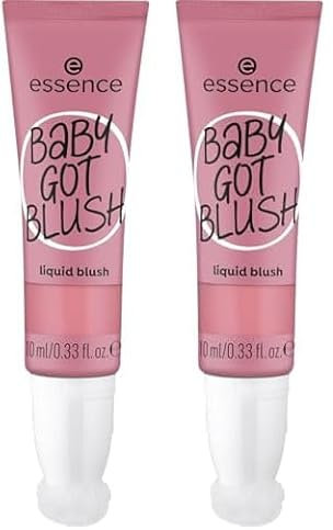 Essence Baby GOT BLUSH - Fard liquido, n. 30, colore rosso, risultato espresso, ad asciugatura rapida, naturale, vegano, privo di parabeni e di particelle di microplastica, confezione da 20 ml