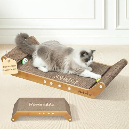 Meowker 60 cm Kratzbrett ist für Katzen und Kätzchen im Haus geeignet