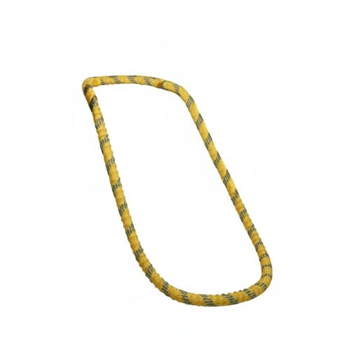LOVIVER Fitness Hoop Cerceau de Fitness Cerceau d'exercice Cerceau Pondéré Cerceau de Massage avec Ressort Interne Métallique Silencieux en Textile Polyester, Jaune, 6e Gén.